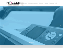 Tablet Screenshot of holler-ps.at